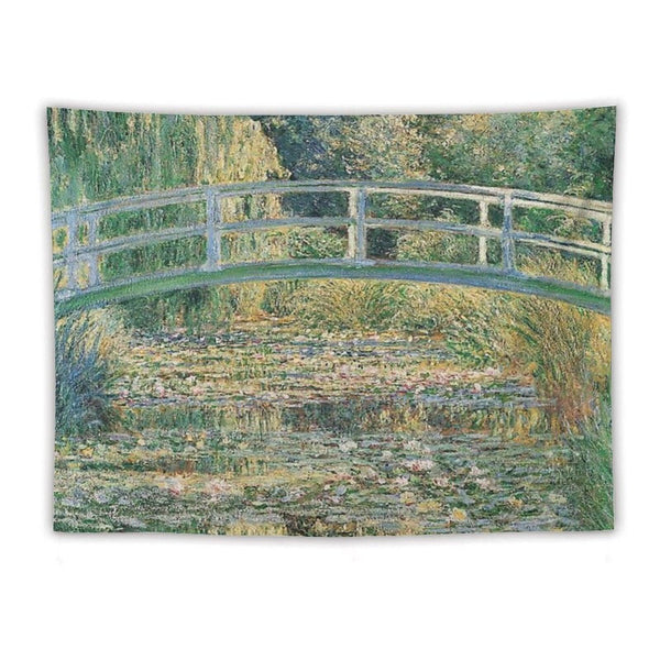 HD. The Water Lily Pond, by Claude Monet. HIGH DEFINITION Tapestry