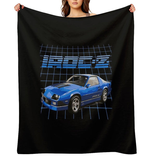 1989 Camaro Iroc-Z 1Le Velvety-soft Throw Blanket