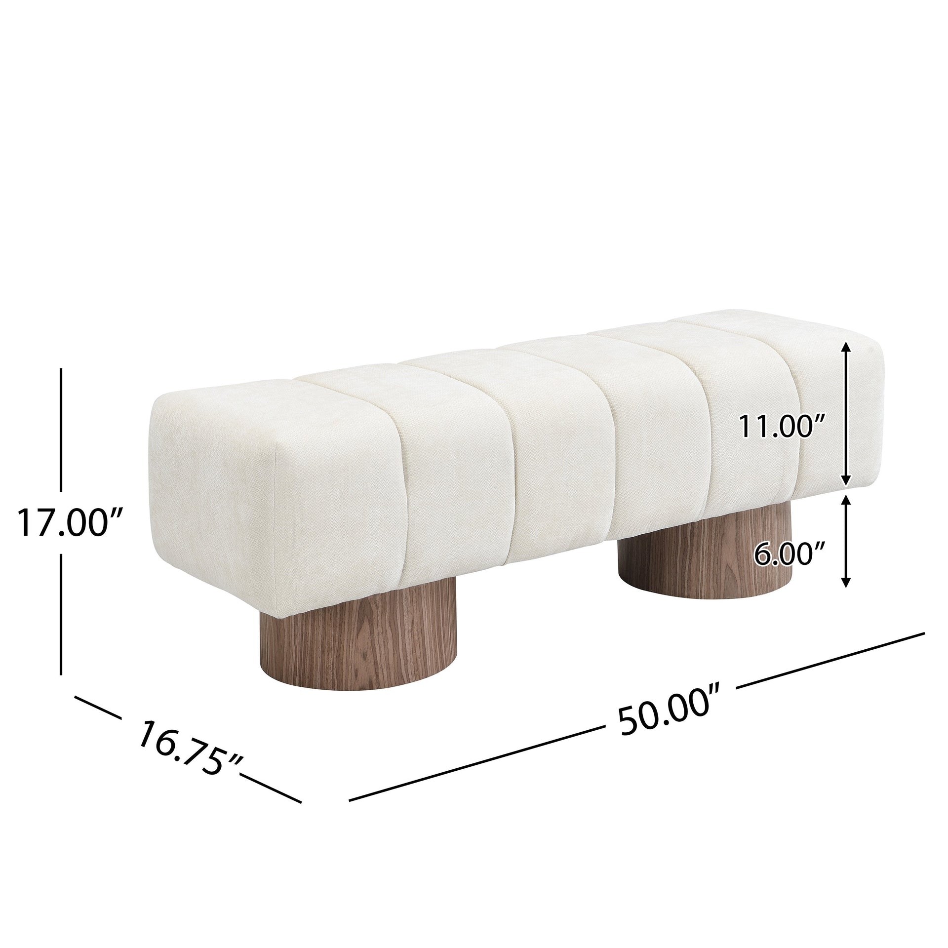 Upholstered  Bench for Dining Room/Living Room
