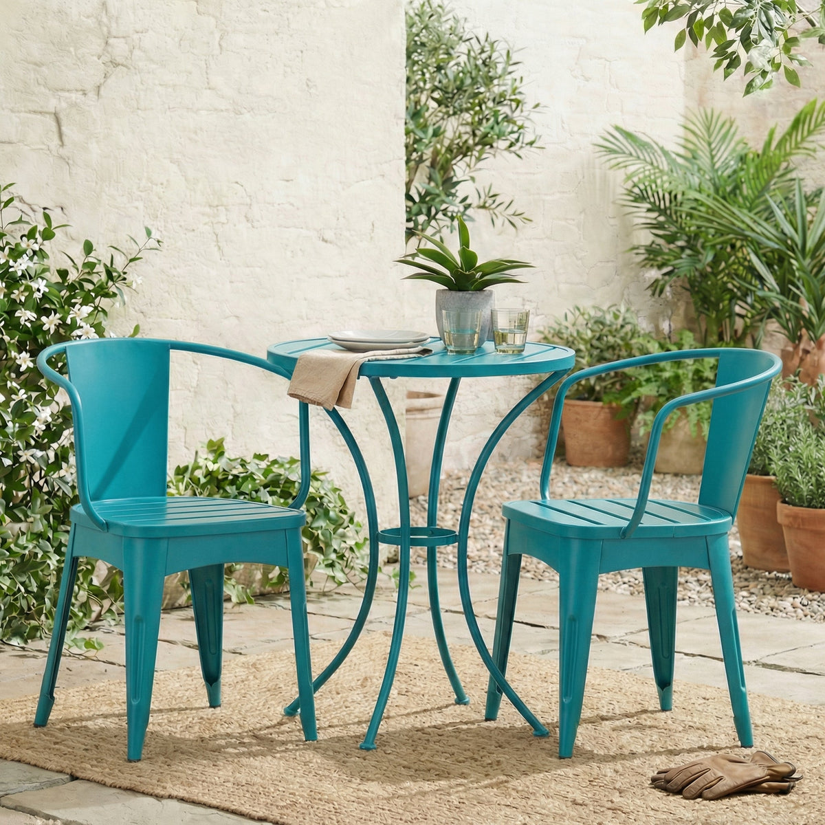 Colmar 3 Pc KD Metal Set - Matte