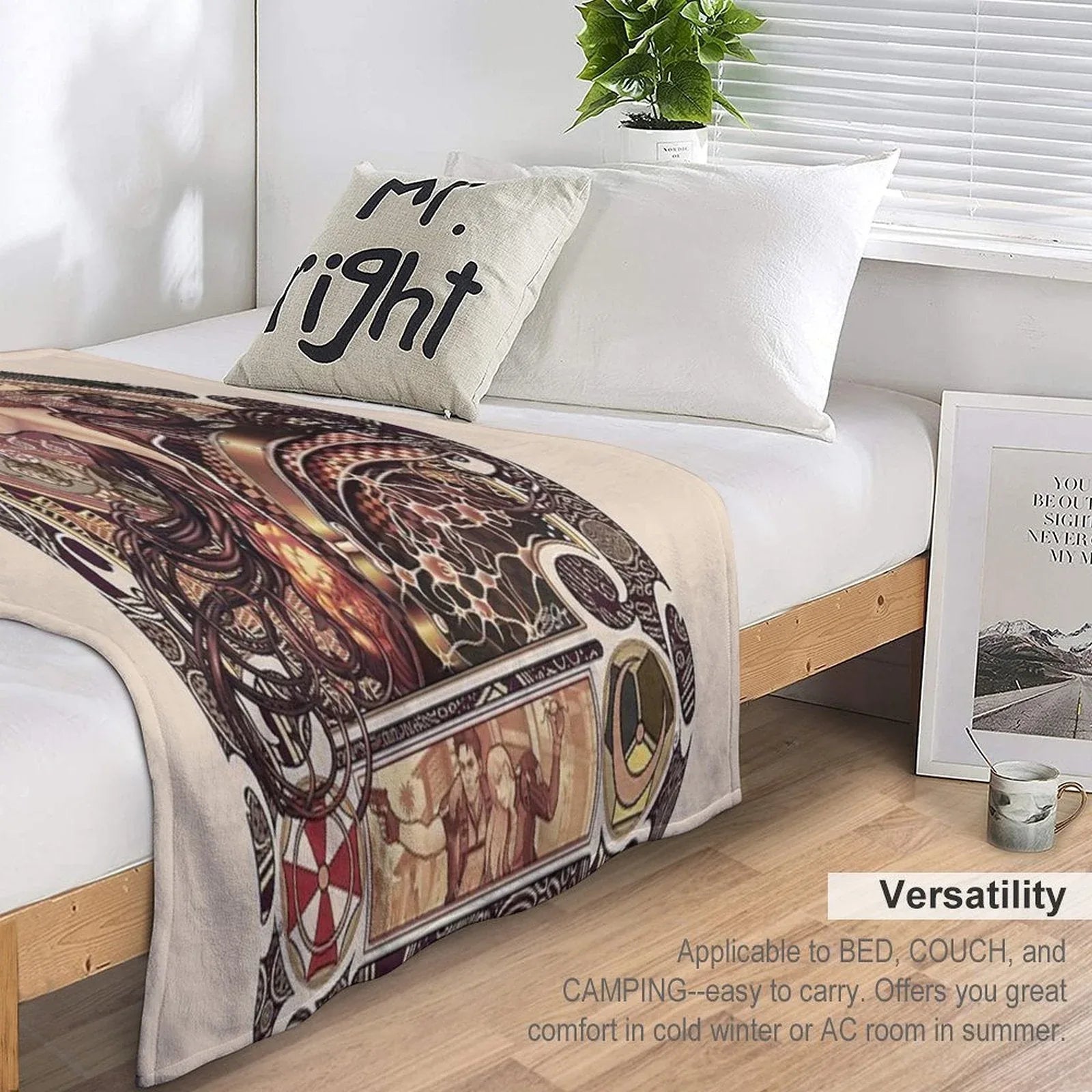 Biohazard Zodiac Throw Blanket