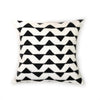 Sadza Triangles Pillow Cover - White