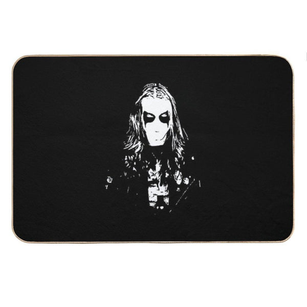 Black Metal Cult Bath Mat