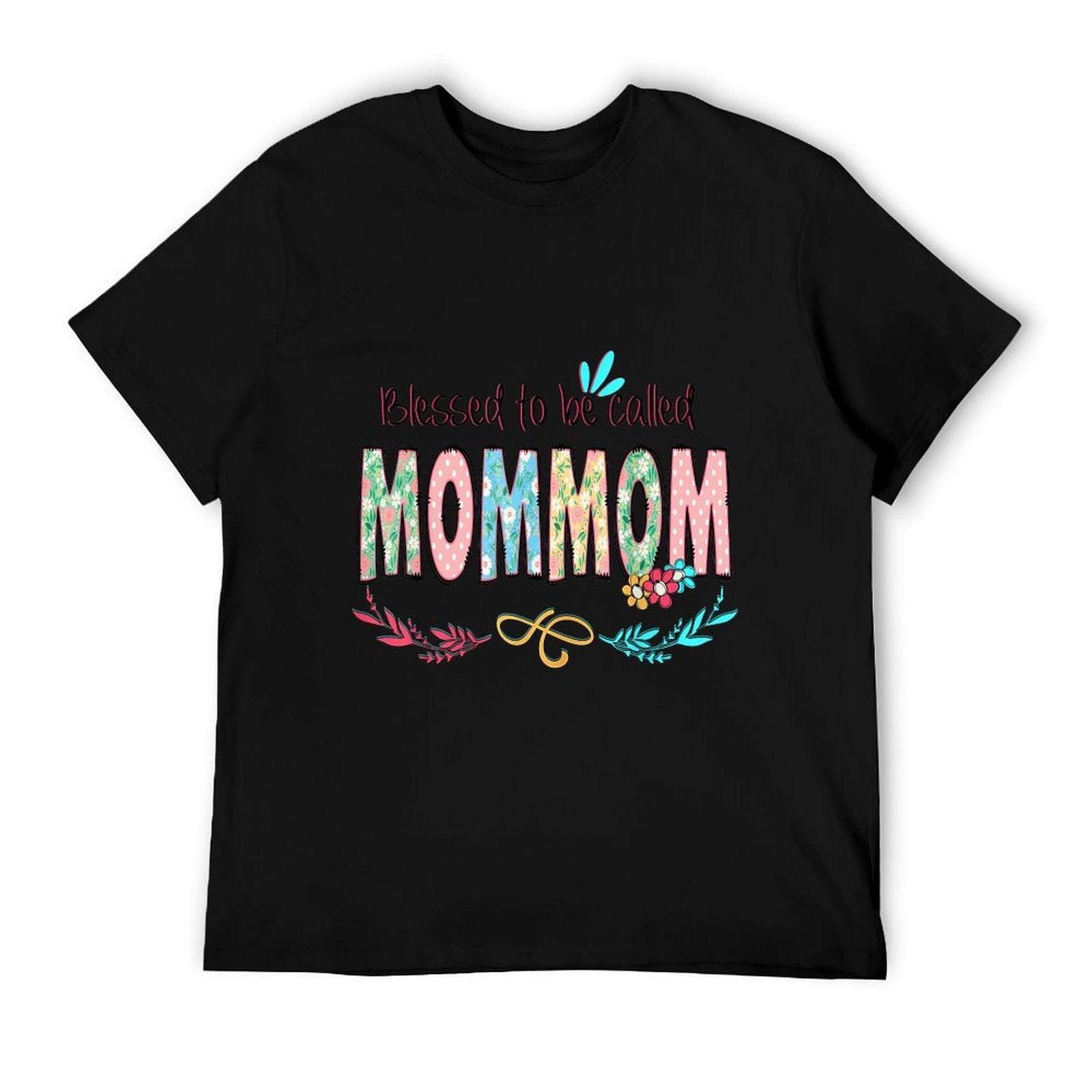 Blessed to Be Called MomMom Floral Mother's Day T-Shirt