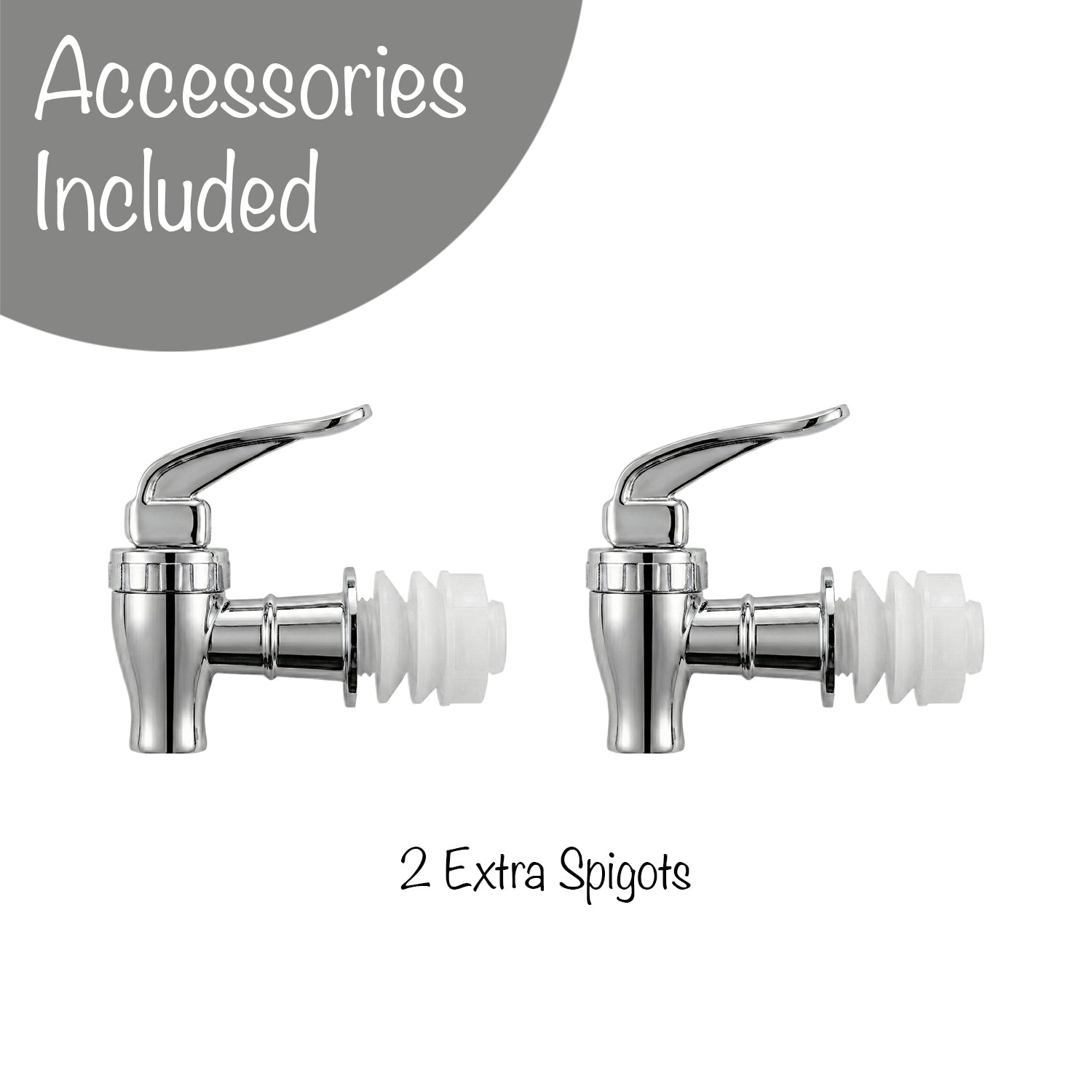 Canyon Beverage Dispenser Set of 2 With Black Metal Stand 1.3 Gal Each