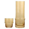Amber 2-Piece Glass Carafe Set