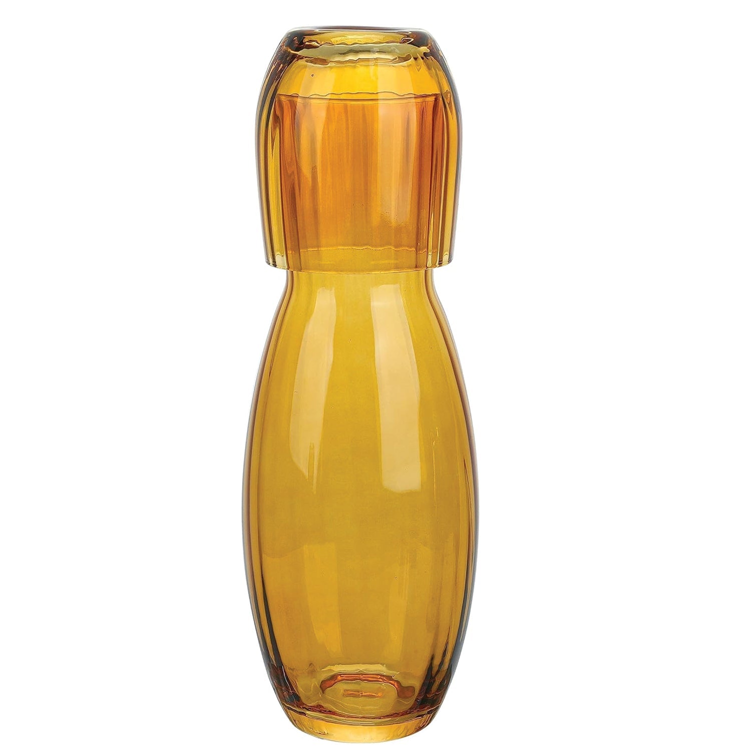 Amber Bedside Carafe 2-Piece Set