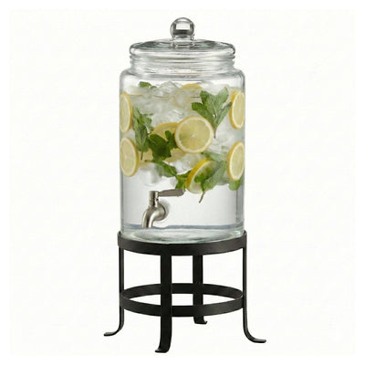 Oliver Glass Beverage Dispenser 1.9 Gal