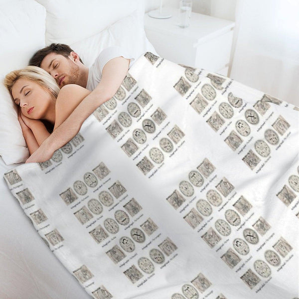 The Watchers - The Archangels Throw Blanket