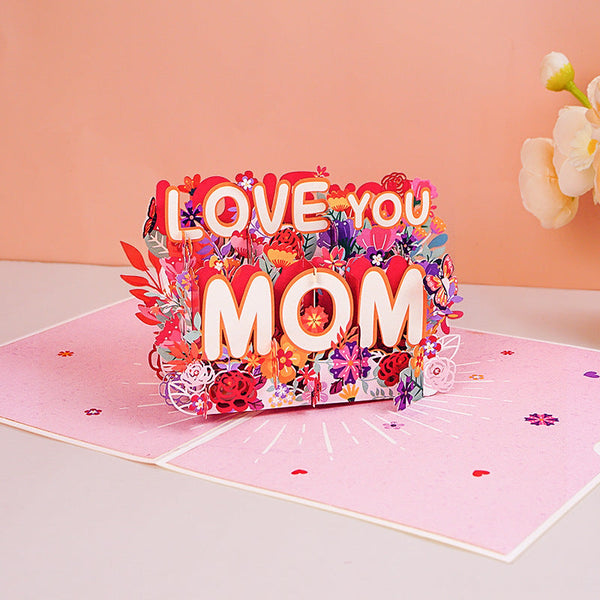 3D Paper-Cut Mother's Day Card: A Creative & Heartfelt Gift for Mom