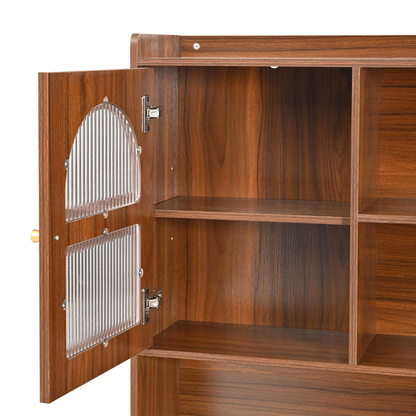 Computer Desk with 90 Degree Rotating Desktop BLAKHOM