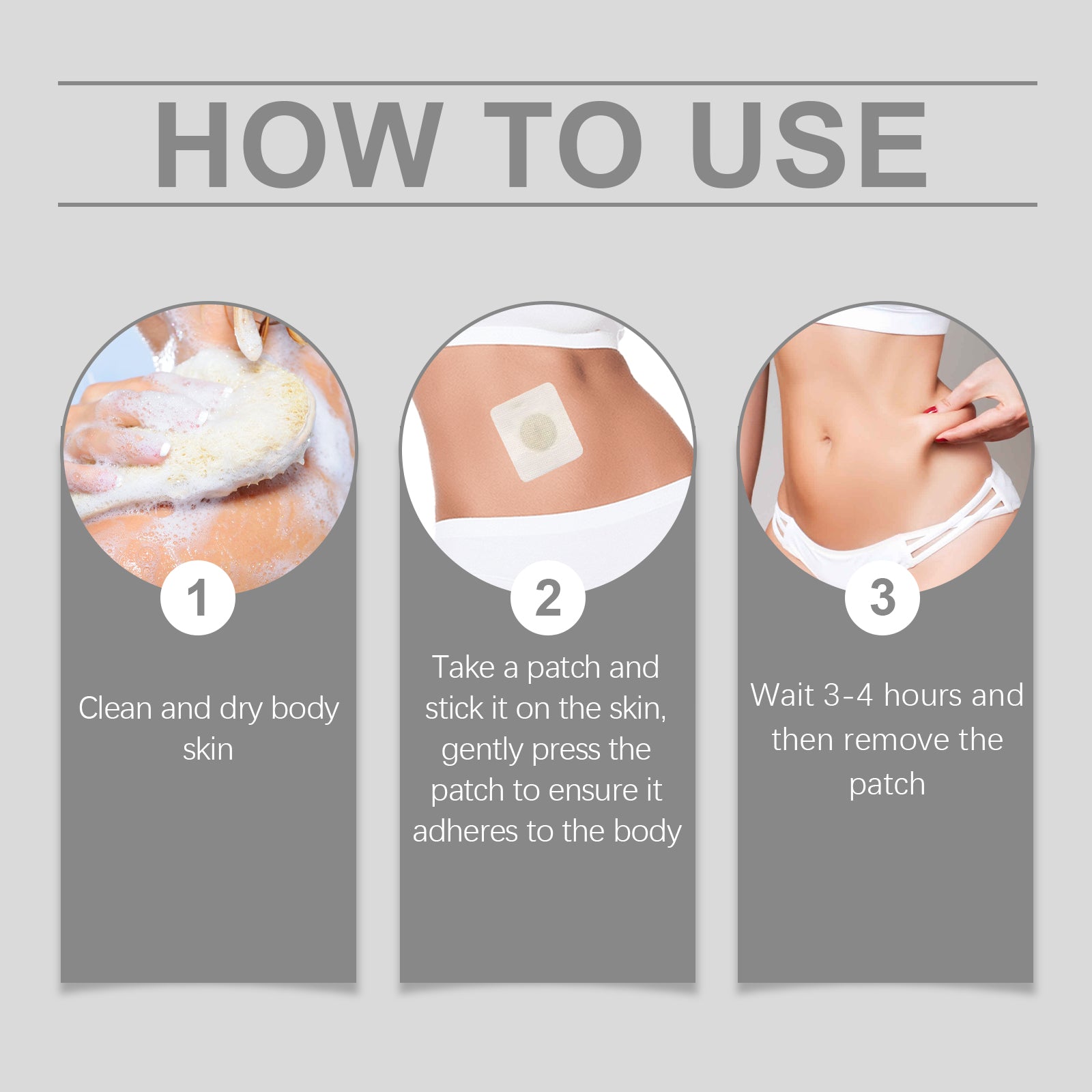 Bee Venom Lymphatic Detox Schlankheitspflaste, Bee Venom Lymphatic Detox Slimming Patch Shaping Slimming Increase Vitality Digestion Health Detumescence Slimming Body Shaping