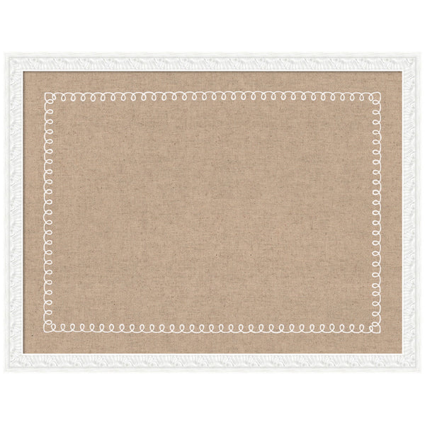 Pinboard White Scalloped Edge