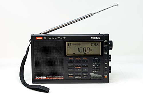 TECSUN PL680 PLL FM/Stereo MW LW SW SSB AIR Band BLACK COLOR