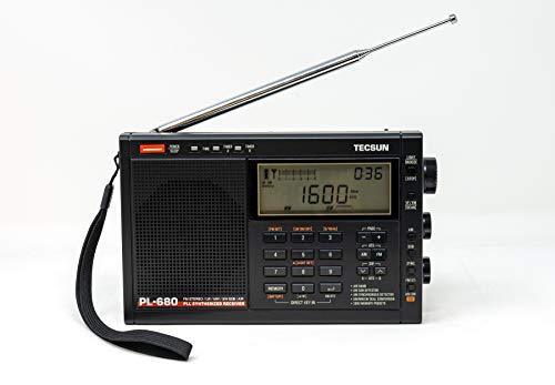 TECSUN PL680 PLL FM/Stereo MW LW SW SSB AIR Band BLACK COLOR - Gifts for You 'n Me