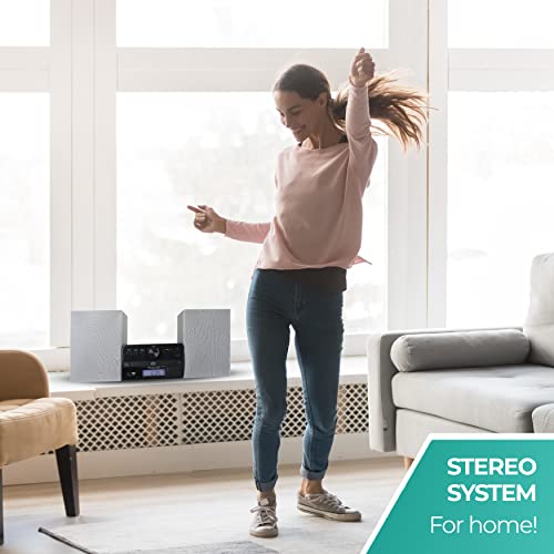 Philco Shelf Stereo Systems with CD Radio, Bluetooth MP3 AUX & USB