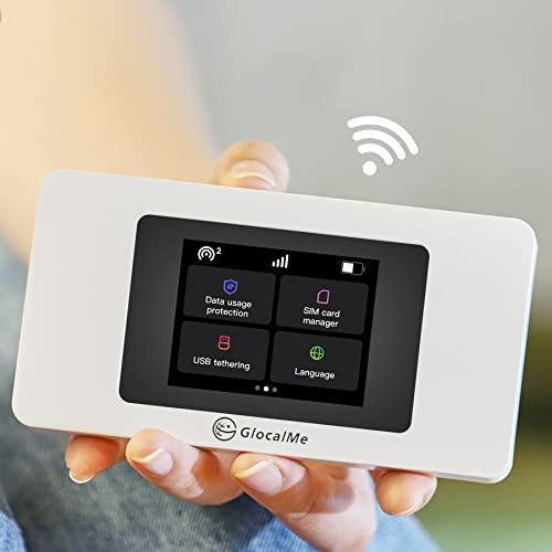 GlocalMe 4G LTE Mobile Hotspot Device, Wireless WiFi for Home or Travel - Gifts for You 'n Me