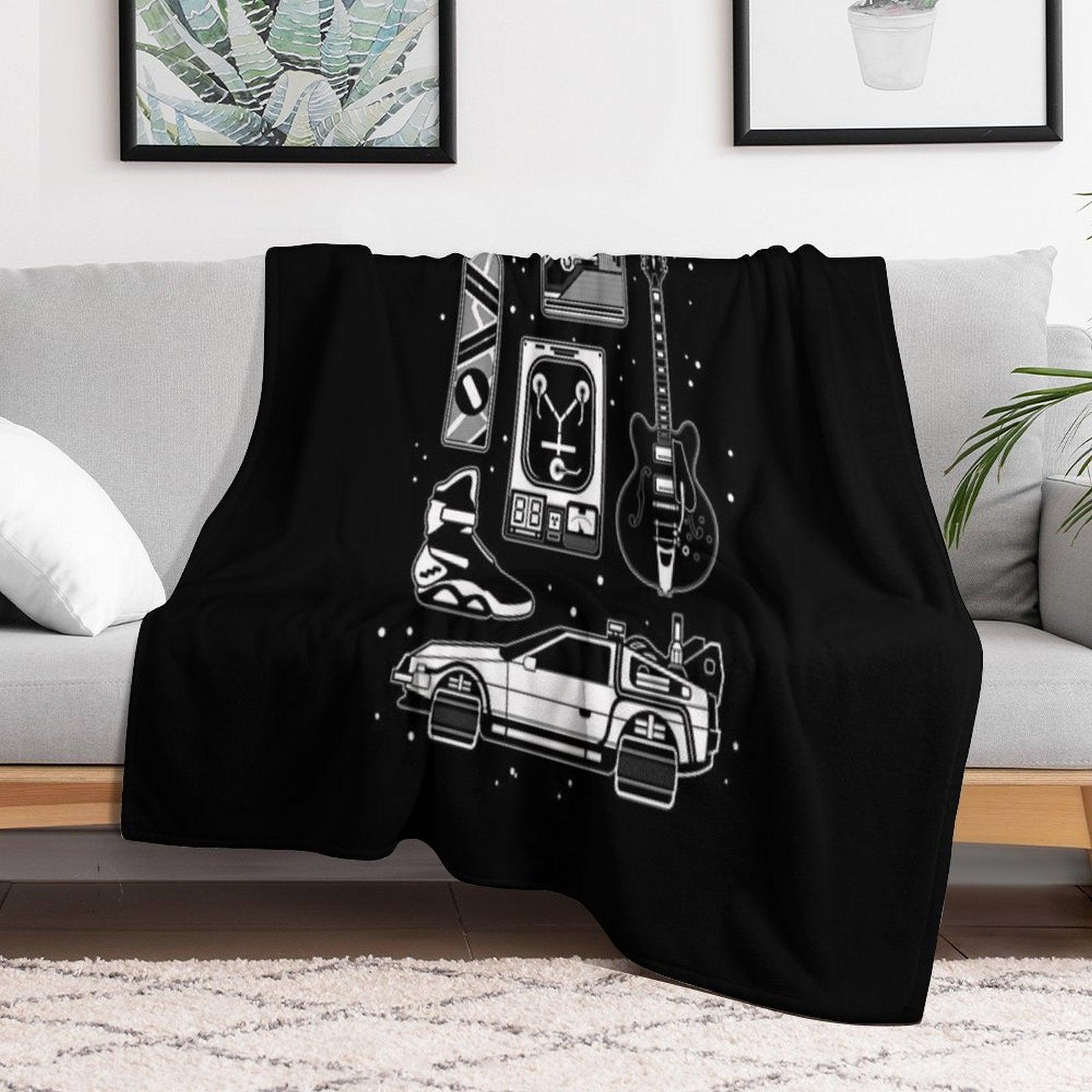 BTTF Icon Set Throw Blanket