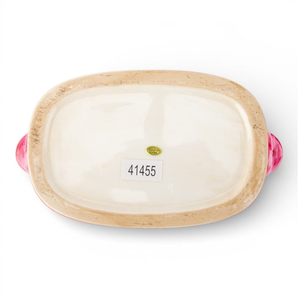 Oval Footbath Rose Medallion -  Inspired by traditional Rose Canton Porcelain