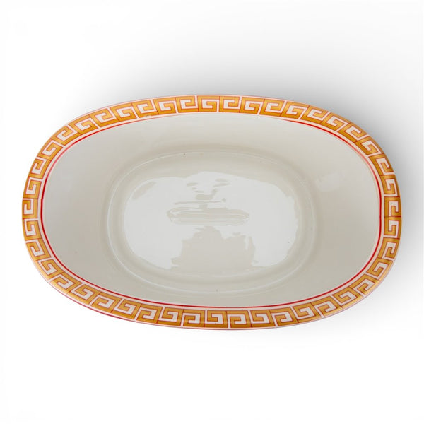 Oval Footbath Rose Medallion -  Inspired by traditional Rose Canton Porcelain