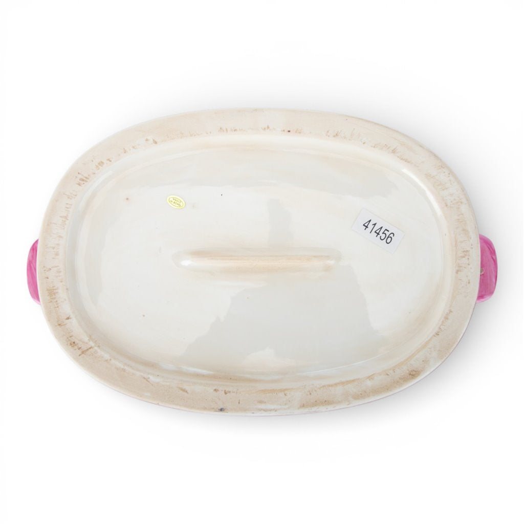 Oval Footbath Rose Medallion -  Inspired by traditional Rose Canton Porcelain