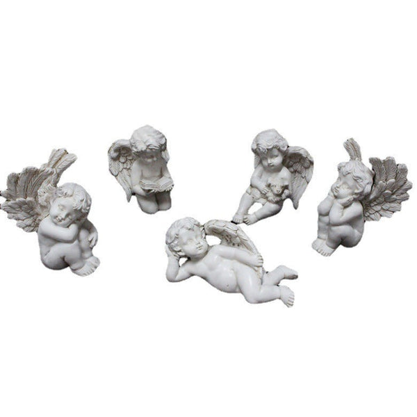 Angel plugin garden little girl resin flower decoration micro landscape garden statue