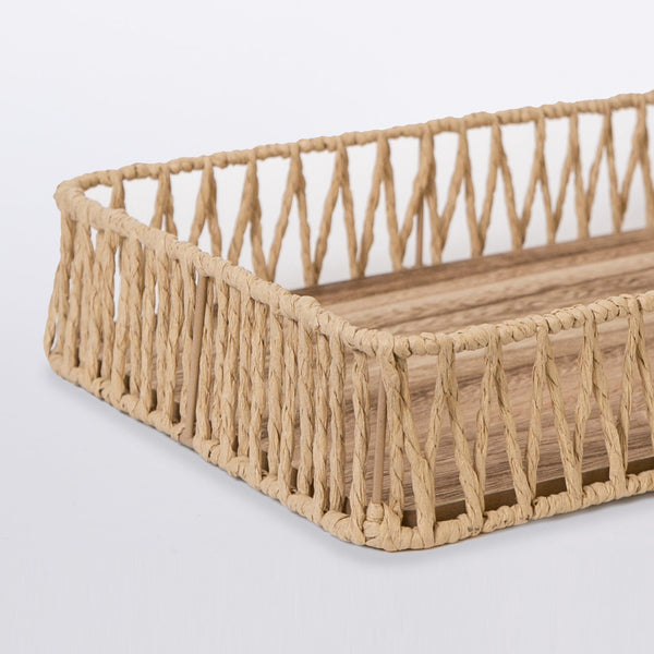 415 - Wooden Rope Tray