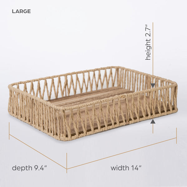 415 - Wooden Rope Tray