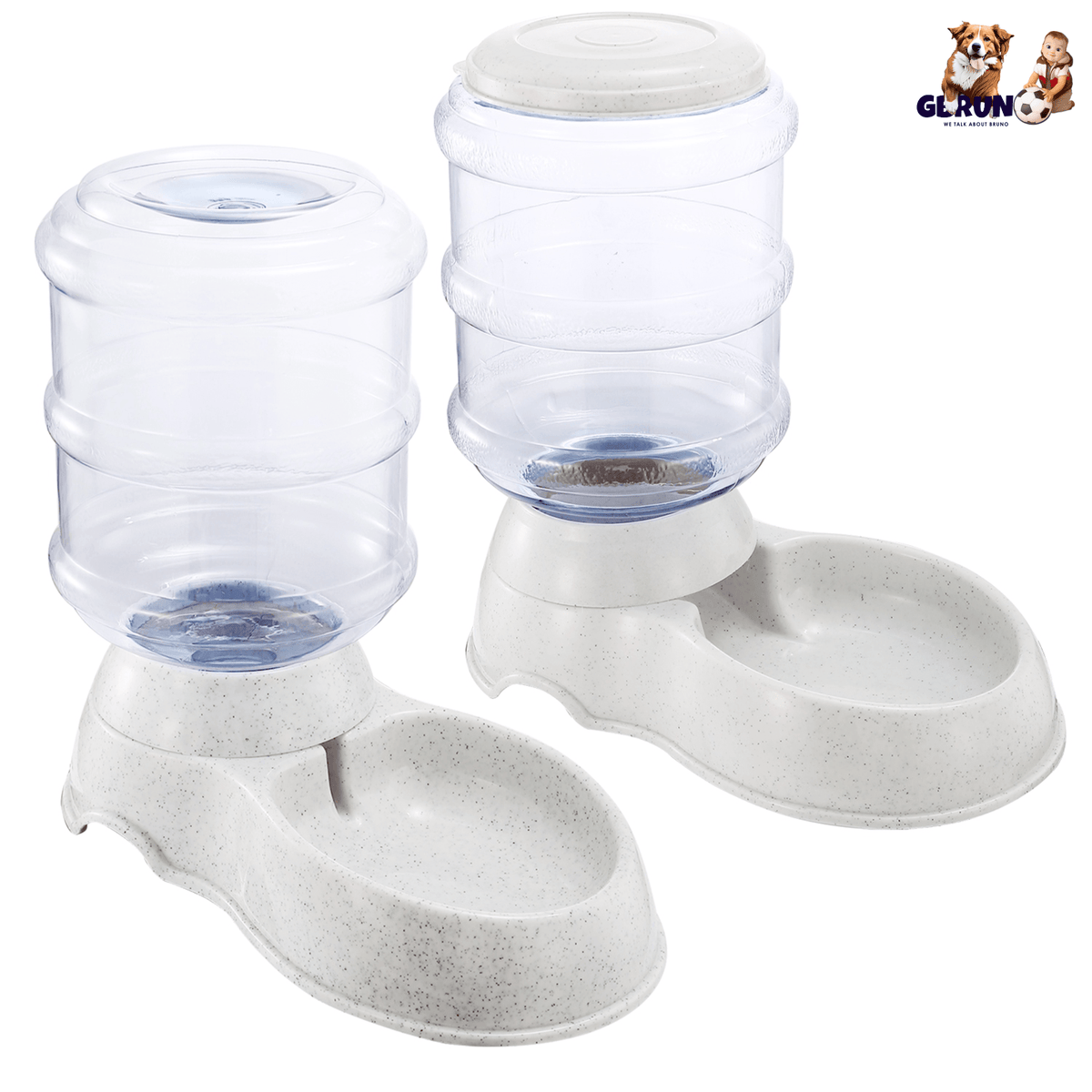 3.5L/1Gal Pet Water Dispenser Self-Dispensing Gravity Pets Water Feeder Automatic Pet Waterer Cat Dog