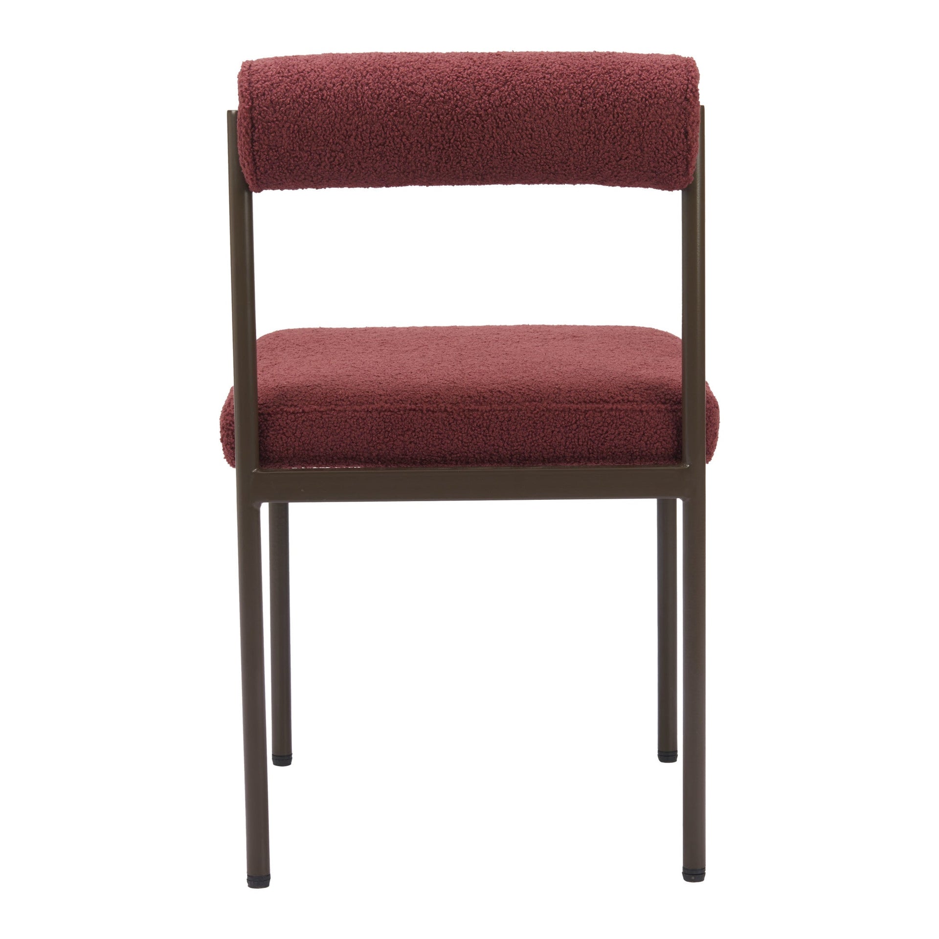 Livorno Dining Chair Red & Bronze
