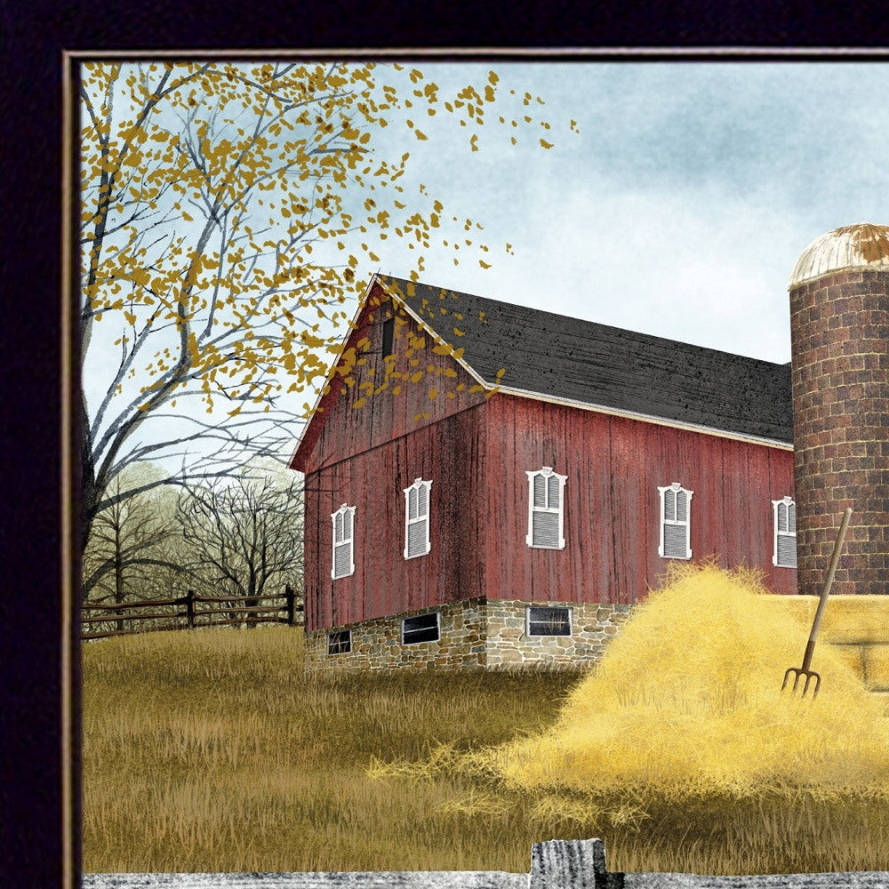 Farm Life 3 Black Framed Print Wall Art