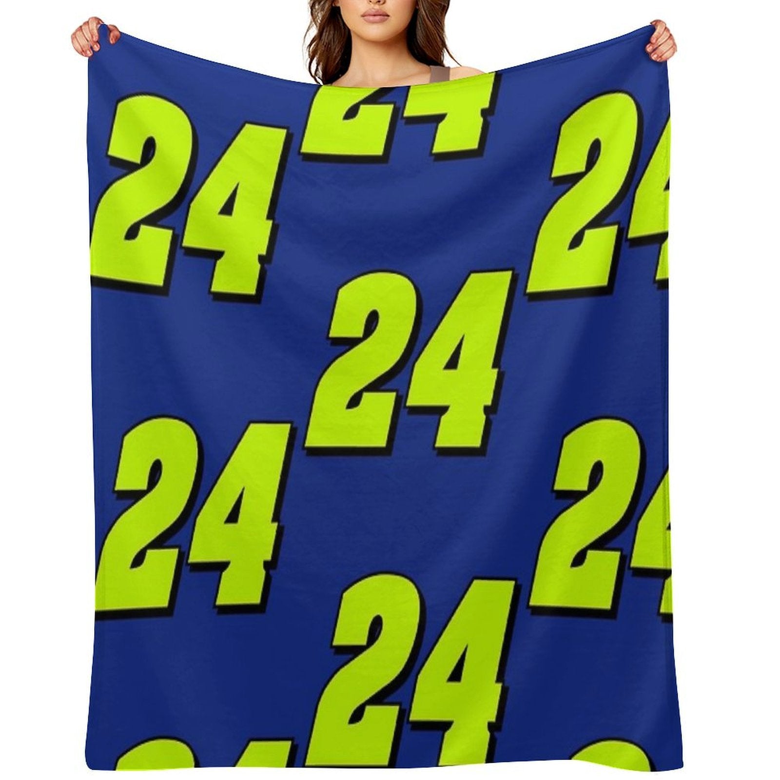 Jeff Gordon NASCAR Sticker Durable Throw Blanket