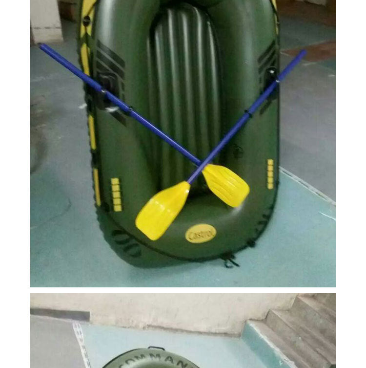 Pvc Inflatable 2-person Boat 3-person Boa 4-person Boat Inflatable Boat Multi-air Chamber Thickened Kayak Fishing Boat Oar Pump