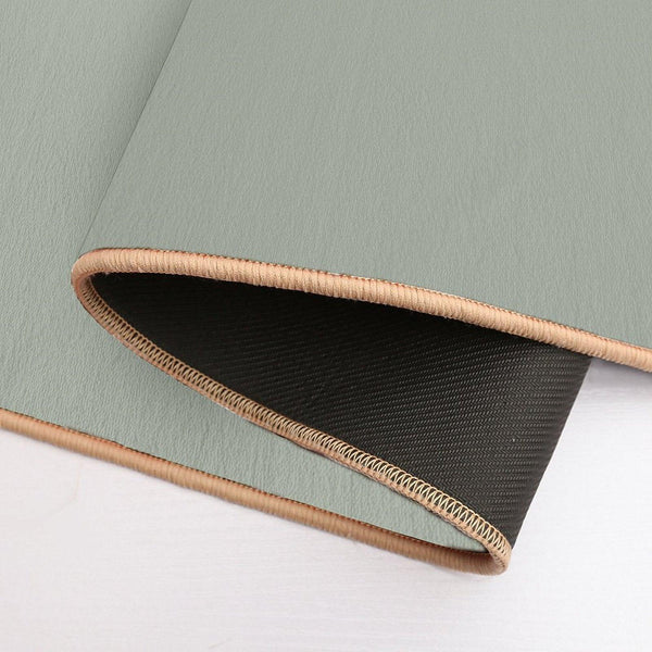 Desert Sage Grey Green Solid Color  Odorless Bath Mat