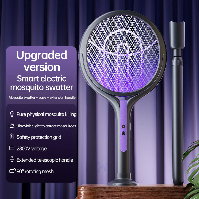 2 - in - 1 Multi Mosquito Killer. Retractable Angle Lamp. USB - Rechargeable. Bat - Repellent