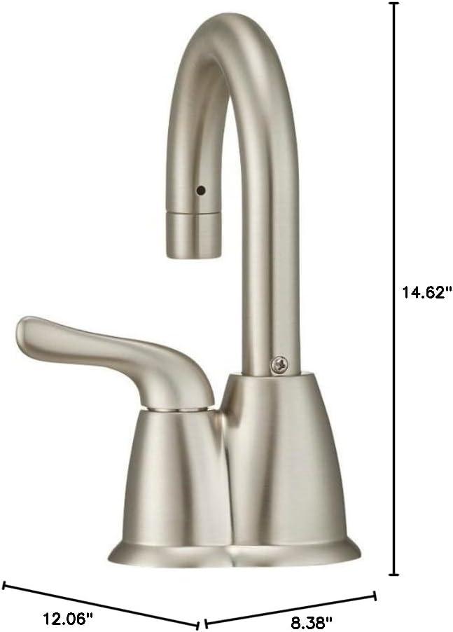 InSinkErator H-HOT150SN-SS Instant Hot Water Dispenser System with Stainless Steel Tank, Satin Nickel