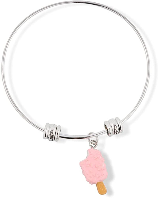 Emerald Park Jewelry Ice Cream Treat Fancy Charm Bangle