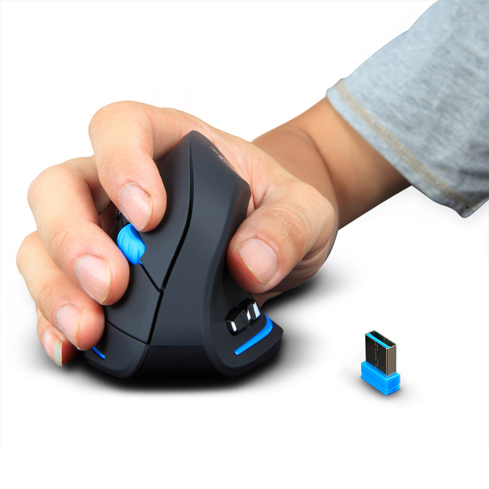ZELOTES F-35A Vertical Mouse Grip Ergonomic Laptop Desktop Wireless Mouse