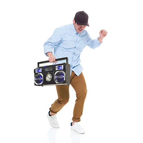 Studebaker 80's Retro Street Bluetooth Boombox with Radio, CD Player