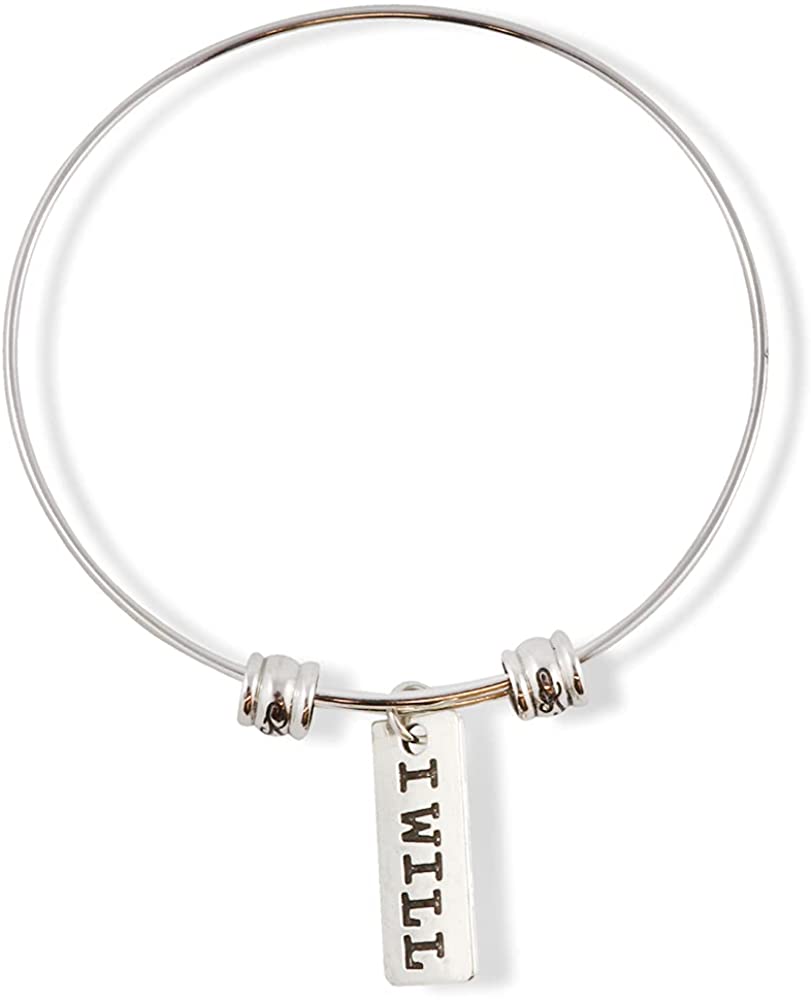 Emerald Park Jewelry I Will Fancy Charm Bangle