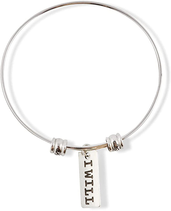 Emerald Park Jewelry I Will Fancy Charm Bangle