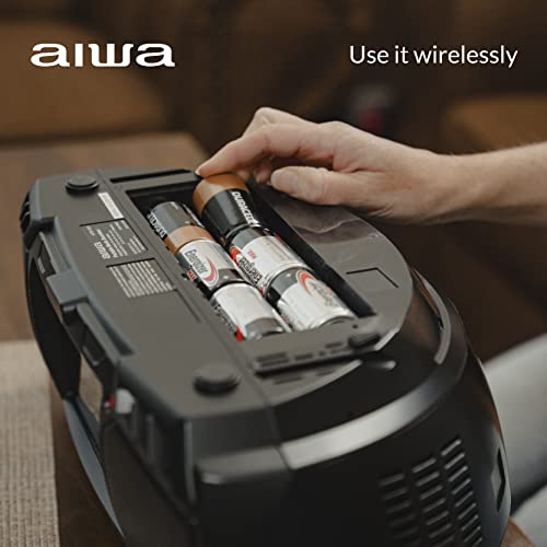 Aiwa Boombox with 7