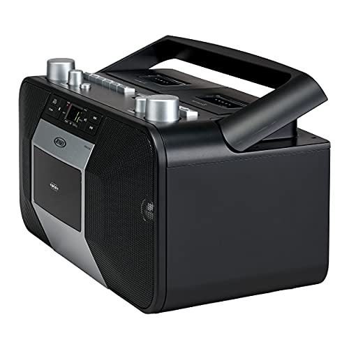 Jensen Music System with CD/MP3 & Dual Cassette Player & Recorder