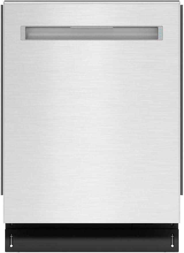 SHARP SDW6767HS Smart Dishwasher Works with Alexa. Includes LED Interior lights, Stainless Steel interior, Heated Dry with Fan Assist, Wash Zone cleans half load on either rack, Adjustable Third Rack