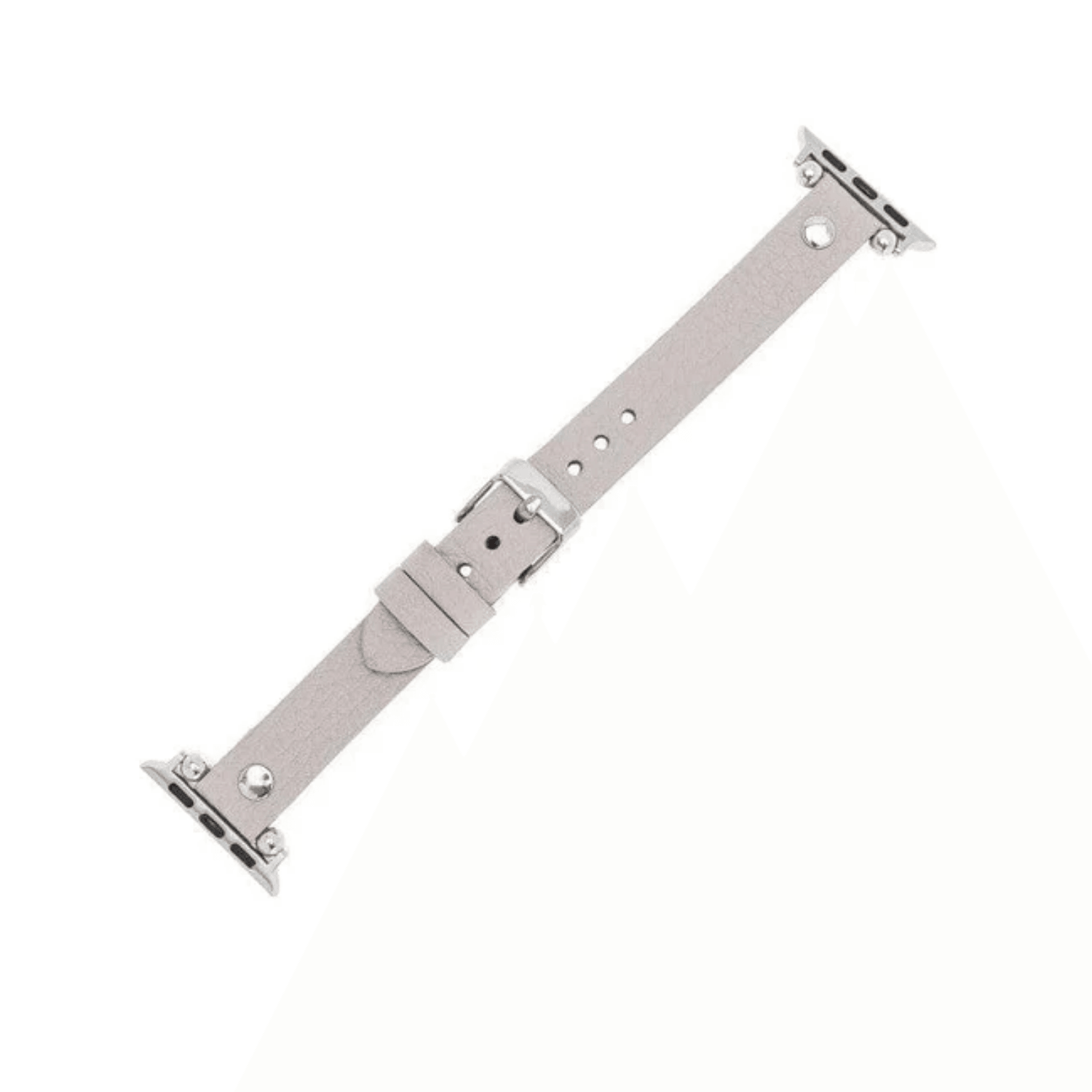 Apple Watch Light Grey Leather Strap - Detroit