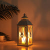 13.5'' Vintage Metal High Decorative Hanging Lantern Candle Holder