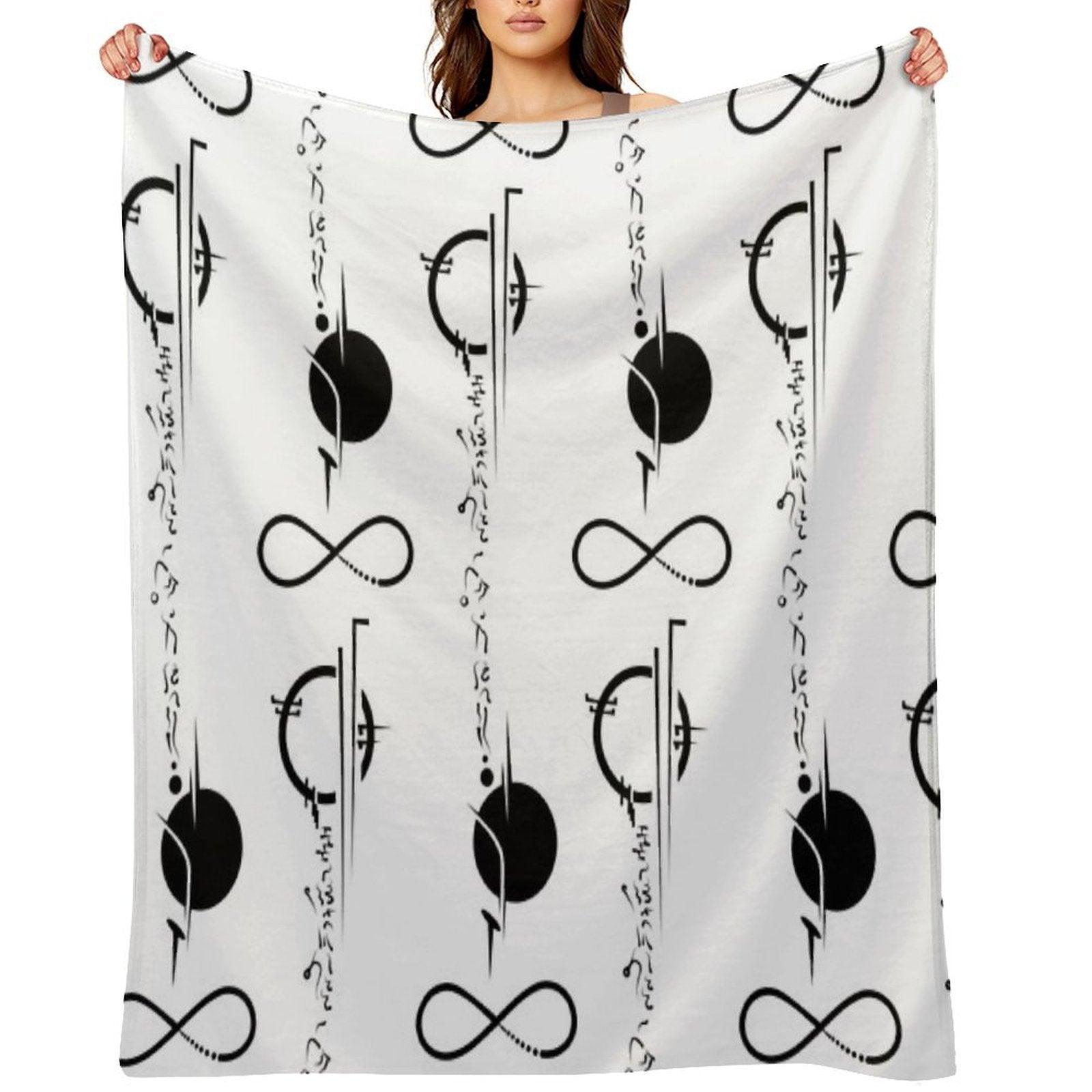 Commander Tattoo Throw Blanket