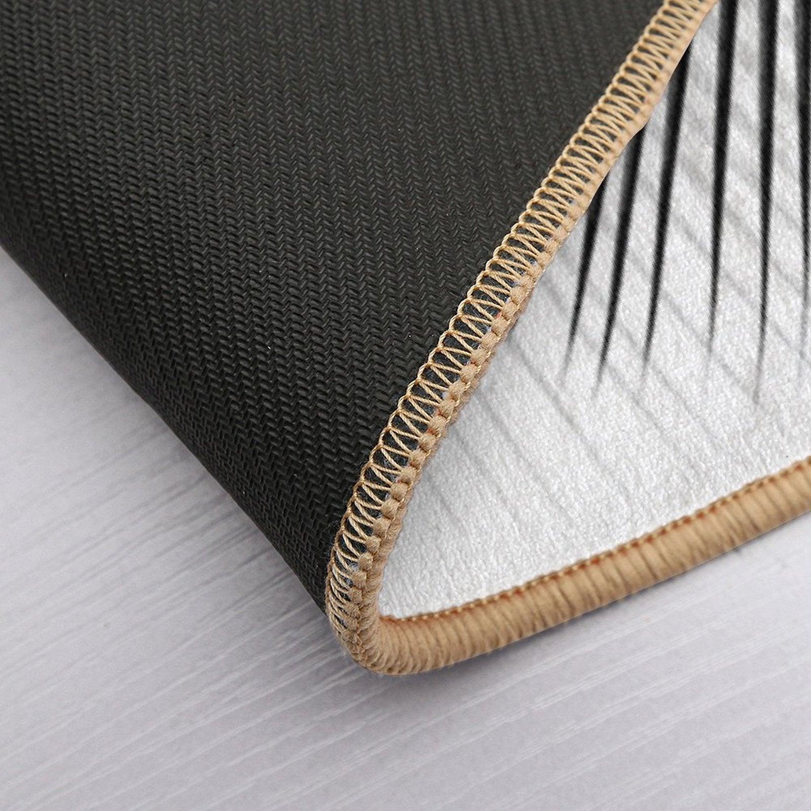 Palm Leaf Synchronicity - Bw Bath Mat