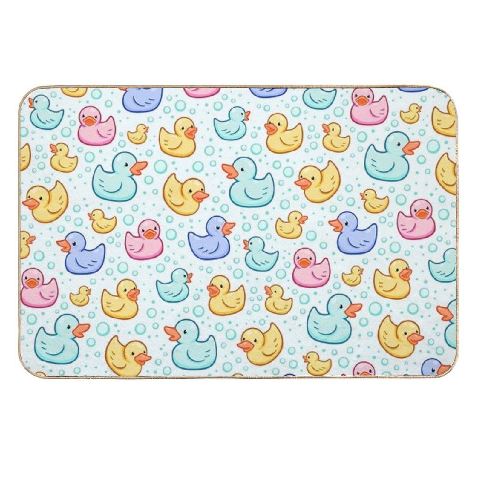 Rubber Duckie  Dirt-Trapping Bath Mat