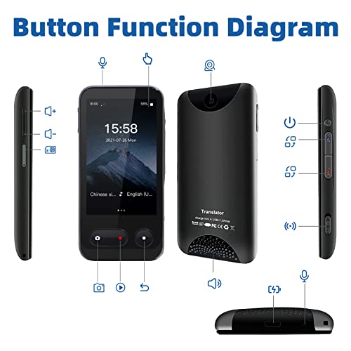 Instant Two-Way 138 LANGUAGE TRANSLATOR with SIM, Bluetooth & WiFi